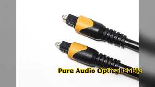 ขั้วต่อสายเคเบิลออปติคอล Toslink สีทอง