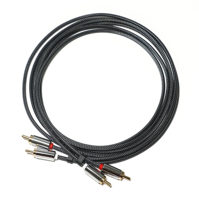 RCA Premium Quality Digital Audio SPDIF 3.5 มม. ไนลอนอลูมิเนียมอัลลอยด์ชายกับชายสำหรับ VCD DVD TV Soundbar