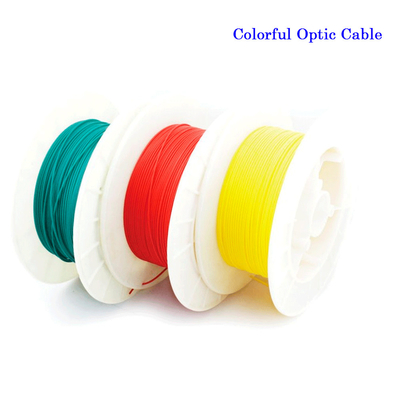 ซื้อ เต็มสี PMMA สายเคเบิลใยแก้วนำแสงพลาสติกสารหน่วงไฟ Polyolefin ฉนวน 5M/10M สำหรับรถยนต์/ตกแต่งบ้าน online manufacture