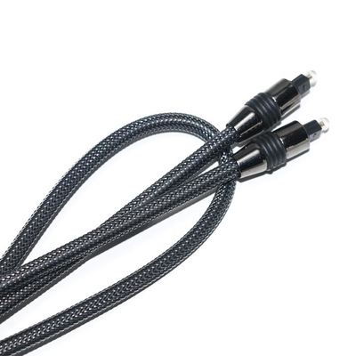 ซื้อ Factory Outlet ยี่ห้อใหม่ Toslink Audio Digital Cable Nylon Braided OD4.0 Metal Shell Gold Plated Connector online manufacture