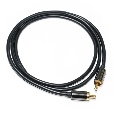 ซื้อ RCA สายสัญญาณเสียงดิจิตอล 3.5 มม. เอาต์พุต 1/1 คู่ชายแผ่นโลหะสีดำ PVC อลูมิเนียมอัลลอยด์ 1.2 ม. สำหรับ Sound bar เครื่องเสียงรถยนต์ online manufacture
