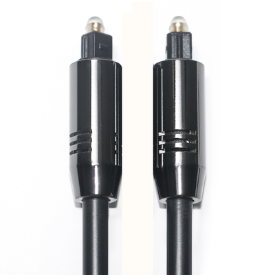 ซื้อ Toslink Optical Audio Cable OD5.0 Black Aluminium Alloy Optical PVC plated gold Ports คุ้มราคาสำหรับ Home Soundbar online manufacture