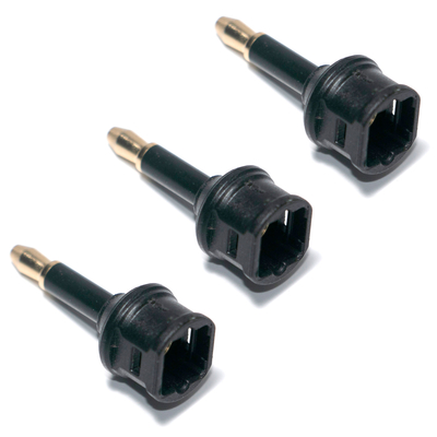 ซื้อ Factory Outlet Toslink อะแดปเตอร์เสียงไฟเบอร์ออปติก 3.5mini Square extension Port To Fiber Optic Conversion online manufacture