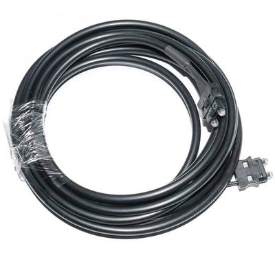 ซื้อ สายเคเบิลใยแก้วนำแสงเซอร์โว 180dB/Km OD4.0 สายเคเบิลสีดำสำหรับการทดสอบอุปกรณ์ ตัวเชื่อมต่อเครื่องจักร ระบบเซอร์โว online manufacture