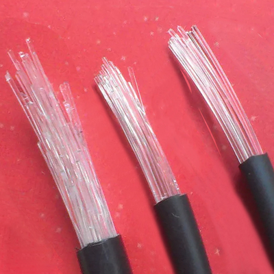 ซื้อ Factory Outlet POF 10mX 6mm เส้นผ่านศูนย์กลางภายนอก PVC PMMA พลาสติกแจ็คเก็ตสีดำเรืองแสงสายไฟเบอร์ออปติกสำหรับตกแต่งแสง online manufacture