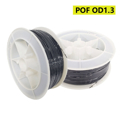 ซื้อ POF OD1.3 Om1 Om2 PMMA สายเคเบิลไฟเบอร์ออปติกชนิดโคแอกเชียลรูรับแสงขนาดใหญ่ราคาโรงงานสำหรับสัญญาณ Trans/Docrating online manufacture