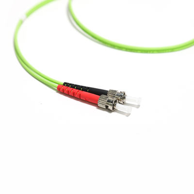 สายไฟเบอร์ออปติกมัลติโหมด ST ดูเพล็กซ์ MM OM2 50/125 3.0 มม. สายแพทช์ไฟเบอร์ ST-LC UPC, 1M / 2M / 3M / 5M / 10M