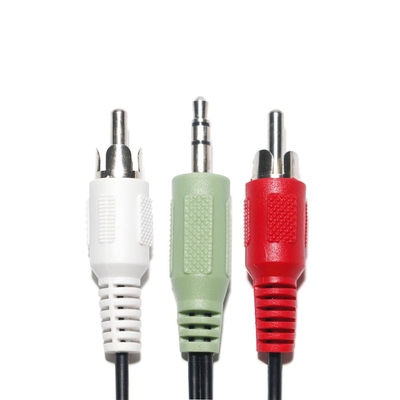 RCA Optical Digital Audio Cable 2/1 Lotus Connector Dual Sound 2M 3M 5M สำหรับเครื่องเล่น DVD PC CD