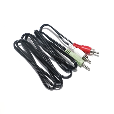 RCA Optical Digital Audio Cable 2/1 Lotus Connector Dual Sound 2M 3M 5M สำหรับเครื่องเล่น DVD PC CD