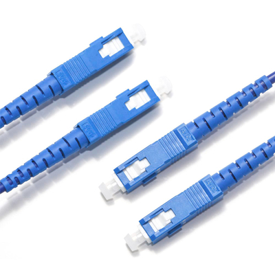 สายไฟเบอร์ออปติก Patch Cord FC SC หลายโหมด Multi-Core 4-4 สำหรับกล้องเฝ้าระวังในร่มคอมพิวเตอร์สายไฟ 3M 5M 8M