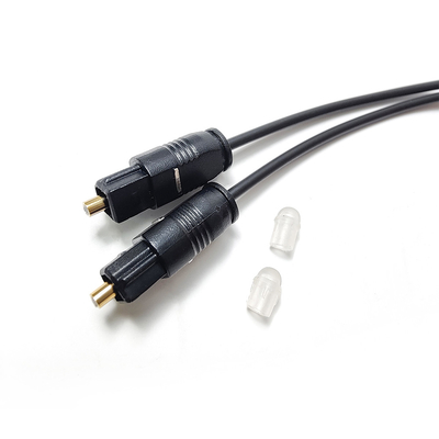ราคาโรงงาน SPDIF Toslink Optical Audio Cable OD4.0 บางพิเศษสำหรับ Home Sound Bar/Mini CD 1.5M 2M