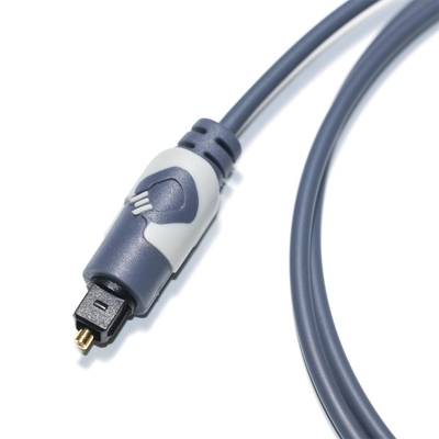 Toslink สายสัญญาณเสียงดิจิตอล OD4.0 สายไฟเบอร์ออปติกชุบขั้วต่อรอบ ABS เสียงไฮไฟสำหรับโฮมเธียเตอร์ CD Soundbar