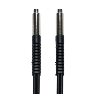 12 - 24VDC ไฟเบอร์ออปติกเซนเซอร์ Diffuse Reflection M3 M4 Connector 0.8m