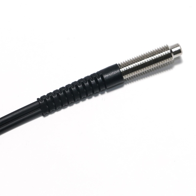 12 - 24VDC ไฟเบอร์ออปติกเซนเซอร์ Diffuse Reflection M3 M4 Connector 0.8m