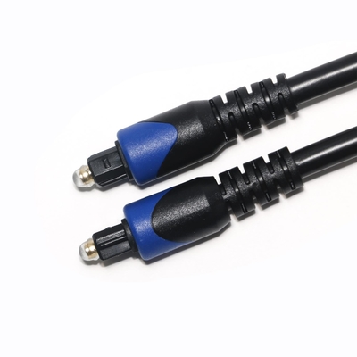 TOSLINK Optical Audio Digital Cable OD6.0 ABS Connector ชุบทองพอร์ตสำหรับโฮมเธียเตอร์ Soundbar เครื่องเล่นซีดี 1M
