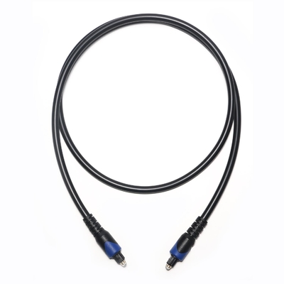 TOSLINK Optical Audio Digital Cable OD6.0 ABS Connector ชุบทองพอร์ตสำหรับโฮมเธียเตอร์ Soundbar เครื่องเล่นซีดี 1M