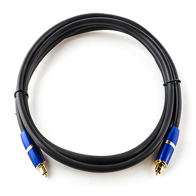 Toslink สายเคเบิลดิจิตอลออปติก PVC ชุบทอง Spdif Connector สำหรับ Soundbar TV Player 3 สี 1M