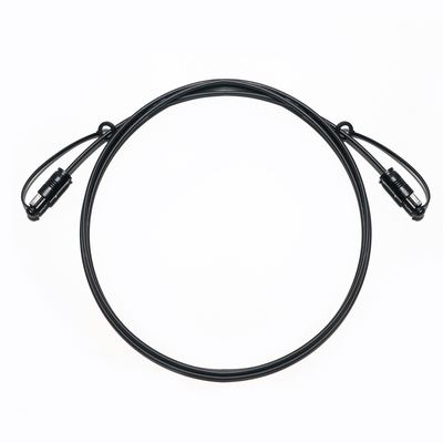 Factory Outlet Toslink สายสัญญาณเสียงออปติก PMMA PVC สีดำพร้อมฝาปิดกันฝุ่นแบบบางพิเศษสำหรับ Soundbar