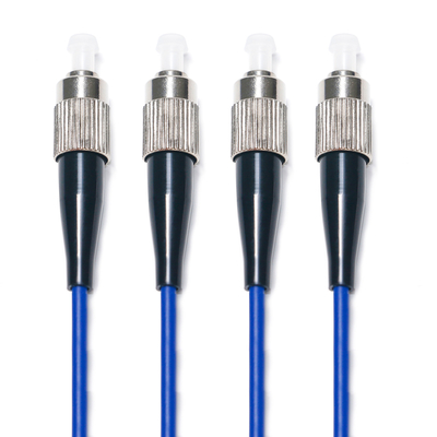 สายไฟเบอร์ออปติก Patch Cord FC 4/4 Mutiple Model 38Inch For Surviliance WLAN 1M/2M/3M/5M/10M