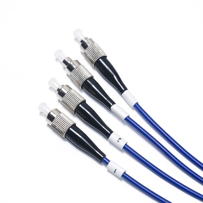 สายไฟเบอร์ออปติก Patch Cord FC 4/4 Mutiple Model 38Inch For Surviliance WLAN 1M/2M/3M/5M/10M