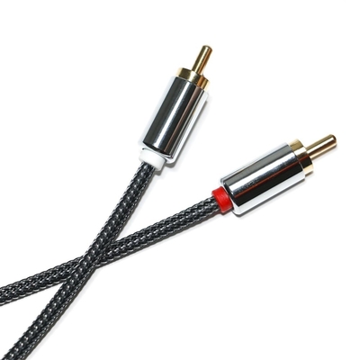 RCA Premium Quality Digital Audio SPDIF 3.5 มม. ไนลอนอลูมิเนียมอัลลอยด์ชายกับชายสำหรับ VCD DVD TV Soundbar
