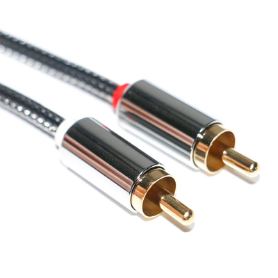 RCA Premium Quality Digital Audio SPDIF 3.5 มม. ไนลอนอลูมิเนียมอัลลอยด์ชายกับชายสำหรับ VCD DVD TV Soundbar