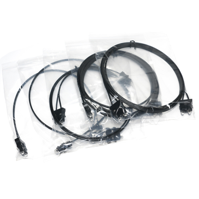 สายเคเบิลใยแก้วนำแสงพลาสติก 180dB/Km OD2.2 สายเคเบิลแบบบางสำหรับการทดสอบอุปกรณ์ ระบบเซอร์โวตัวเชื่อมต่อเครื่องจักร