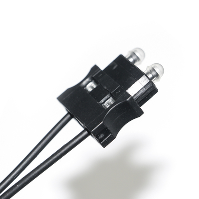 สายเคเบิลใยแก้วนำแสงพลาสติก 180dB/Km OD2.2 สายเคเบิลแบบบางสำหรับการทดสอบอุปกรณ์ ระบบเซอร์โวตัวเชื่อมต่อเครื่องจักร