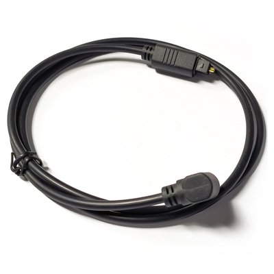 เต้าเสียบ Facotry Toslink Digital Audio Cable Black OD4.0 Square Interface 90° 0.5M for mini Player soundbar
