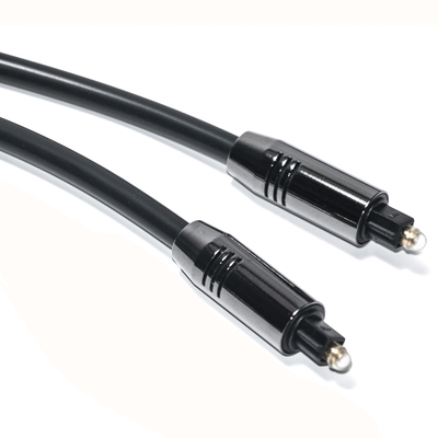 Toslink Optical Audio Cable OD5.0 Black Aluminium Alloy Optical PVC plated gold Ports คุ้มราคาสำหรับ Home Soundbar