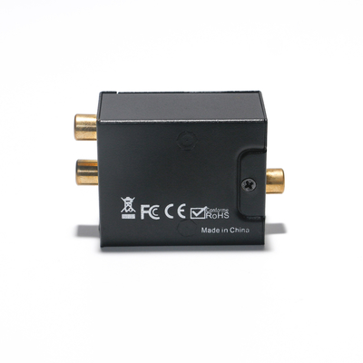 โรงงาน Outlet ดิจิตอลใยแก้วนำแสงเป็นอะนาล็อก 3.5 มม. Toslink/SPDIF Audio Converter DTA10