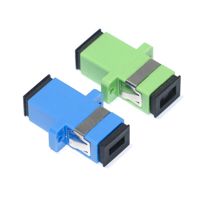 อะแดปเตอร์ตัวเชื่อมต่อไฟเบอร์ออปติก SC SC/UPC SM หน้าแปลน Singlemode Simplex SC-SC APC Coupler