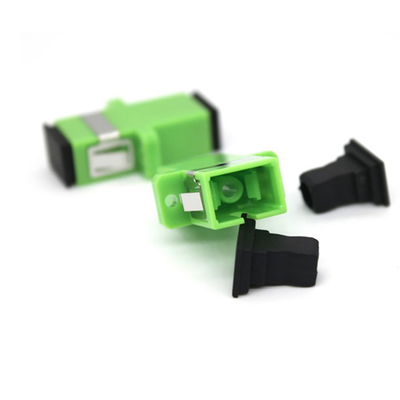 อะแดปเตอร์ตัวเชื่อมต่อไฟเบอร์ออปติก SC SC/UPC SM หน้าแปลน Singlemode Simplex SC-SC APC Coupler