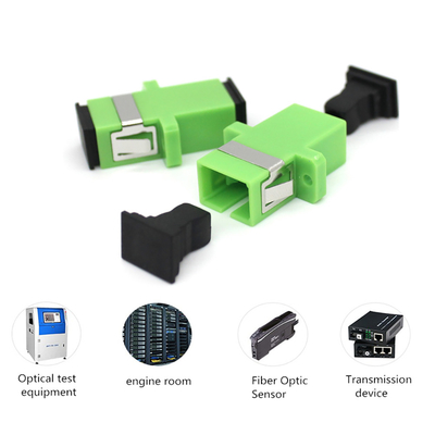 อะแดปเตอร์ตัวเชื่อมต่อไฟเบอร์ออปติก SC SC/UPC SM หน้าแปลน Singlemode Simplex SC-SC APC Coupler