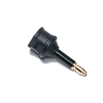 Factory Outlet Toslink อะแดปเตอร์เสียงไฟเบอร์ออปติก 3.5mini Square extension Port To Fiber Optic Conversion