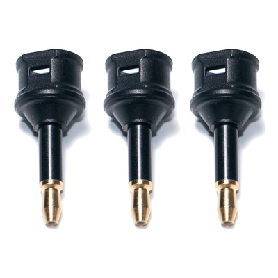 Factory Outlet Toslink อะแดปเตอร์เสียงไฟเบอร์ออปติก 3.5mini Square extension Port To Fiber Optic Conversion