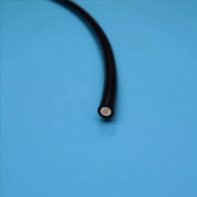Factory Outlet POF 10mX 6mm เส้นผ่านศูนย์กลางภายนอก PVC PMMA พลาสติกแจ็คเก็ตสีดำเรืองแสงสายไฟเบอร์ออปติกสำหรับตกแต่งแสง