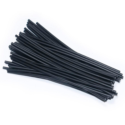 Factory Outlet POF 10mX 6mm เส้นผ่านศูนย์กลางภายนอก PVC PMMA พลาสติกแจ็คเก็ตสีดำเรืองแสงสายไฟเบอร์ออปติกสำหรับตกแต่งแสง