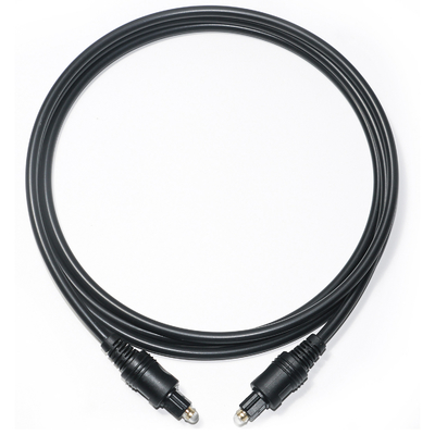 [ Factory Outlet ] Toslink Cable Digital Optical Audio Black Cable OD4.0 PVC For TV Sound Bar AV Receiver Game Console