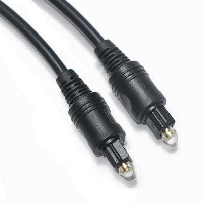 [ Factory Outlet ] Toslink Cable Digital Optical Audio Black Cable OD4.0 PVC For TV Sound Bar AV Receiver Game Console