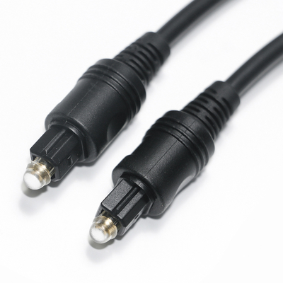 [ Factory Outlet ] Toslink Cable Digital Optical Audio Black Cable OD4.0 PVC For TV Sound Bar AV Receiver Game Console
