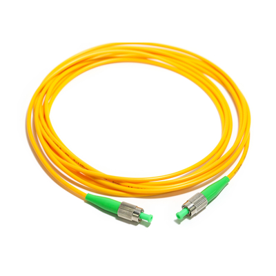 สายแพทช์ไฟเบอร์ออปติก 3.0 มม. พอร์ตสีเหลืองโหมดเดียวสำหรับ LAN WLAN Network 2M 3M