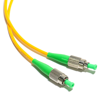 สายแพทช์ไฟเบอร์ออปติก 3.0 มม. พอร์ตสีเหลืองโหมดเดียวสำหรับ LAN WLAN Network 2M 3M