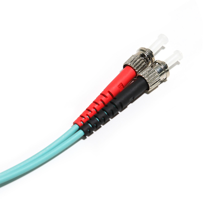 10G LC-ST สายไฟเบอร์ออปติกมัลติเพล็กซ์ OD3.0 OM3 0.8M 1.5M 2M สำหรับ WLAN LAN