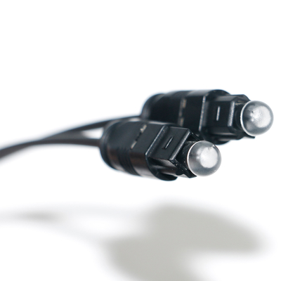 Outlet Digital Optical Audio Cable Toslink Digital Optical SPDIF สายพีวีซี ultra thin สายพีวีซีทอง