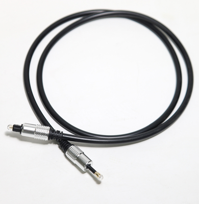 สายออปติคัล Toslink OD5.0 เชือก T-3.5 อลูมิเนียมชุบเงินสำหรับโฮมเธียเตอร์เครื่องขยายเสียง Soundbar 1.5M 3M 5M