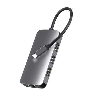 มูลติฟันชั่น Micro USB C To HDTV Adapter USB C Adapter สําหรับโปรเจกชั่น Mac TV