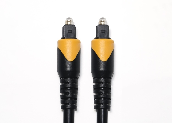 Toslink Optical Cable สีส้ม สีดํา OB6.0 6MHz พีวีซีเคลือบ สายต่อทอง สําหรับทีวีโรงภาพยนตร์ที่บ้าน