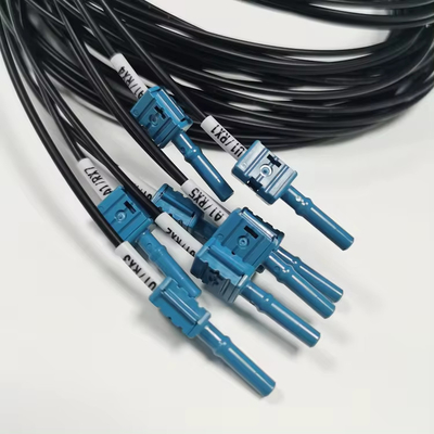 สายไฟฟ้าสีฟ้าดํา HFBR4531Z-HFBR4533Z AVAGO Patch Cord ในการผลิตพลังงานแสงอาทิตย์