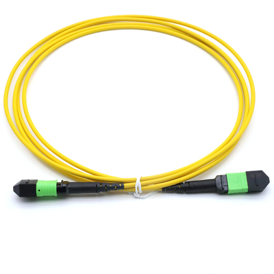 สาย MPO หญิง 12 ใยชนิด A Multimode MM OM3/OM4 MPO Patch Cord LSZH 50/125